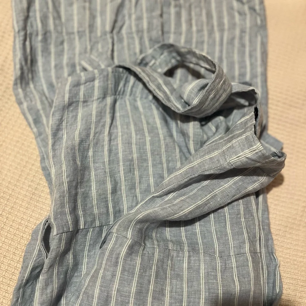 Everlane Jumpsuit Women’s Size 2 The Picnic Linen Summer Coastal 100% linen